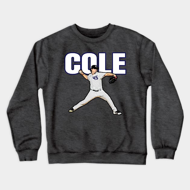 Yankees Cole 45 Crewneck Sweatshirt by Gamers Gear